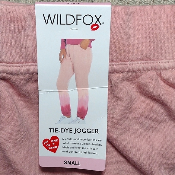 NWT WildFox Tie Dye Pink Jogger Set - Picture 10 of 16